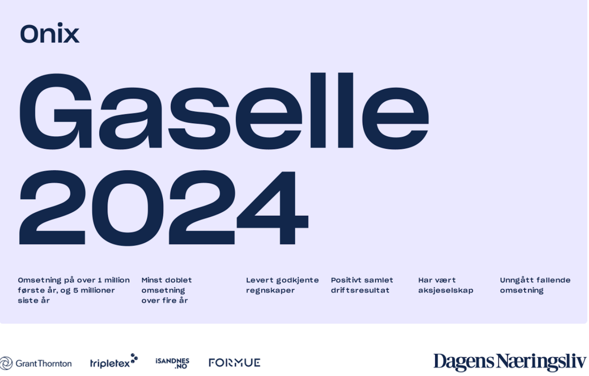 Onix confirmed as Gazelle Company